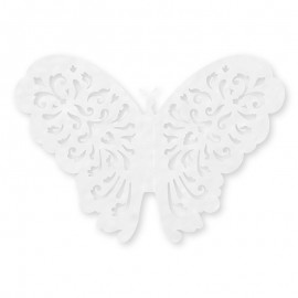 10 papieren vlinders 14 cm
