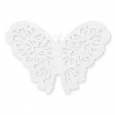 10 papieren vlinders 14 cm