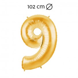 Ballon Nummer 9 Folie 102 cm