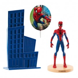 Spiderman Taart Decoratie Set