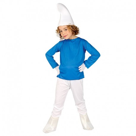 Kleine blauwe dwerg kostuum voor kinderen