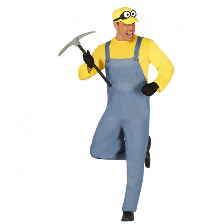 Minion Mijner Kostuums voor Mannen