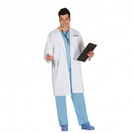 Witte jas dokter kostuums voor mannen
