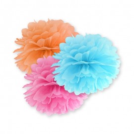 Pompones de Papel 25 cm