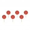 6 Palillos con Merry Chirstmas!