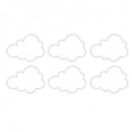 Wolken Stickers - 6 stuks