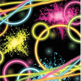 Glow Party Servetten - 16 Stuks (25 cm)