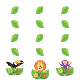 Jungle Dieren Hangers - 3 stuks