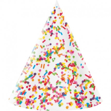 8 Sprinkle Feesthoedjes