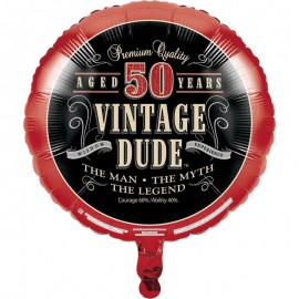Vintage Folie Ballon 50 jaar