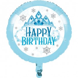 Frozen Sneeuwvlokken Folie Ballon - (45 cm)