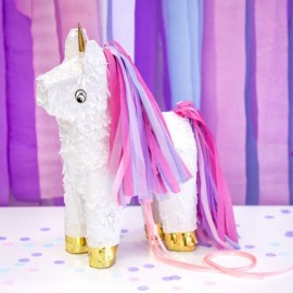 Unicorn Piñata - (24.5 x 34 x 9 cm)