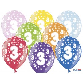 Ballonnen Aantal 3 Ronde 32 cm