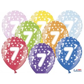 Ballonnen Aantal 7 Ronde 32 cm