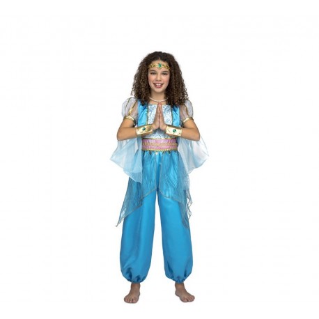 Kinderkostuum Prinses Jasmine Turquoise