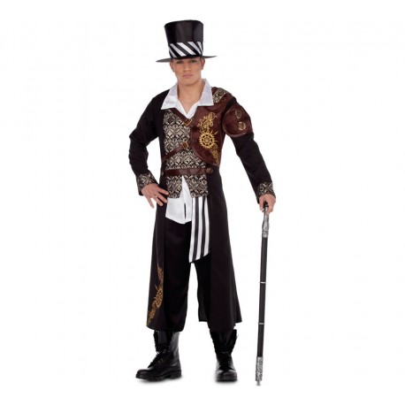 Steampunk Steampunk Heer Kostuum Volwassene