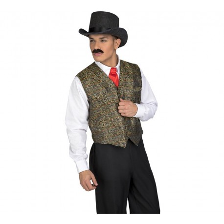 Cowboy Croupier Vest Volwassenen Kostuums