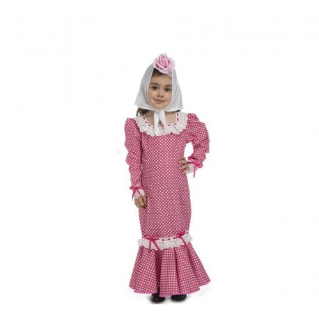 Roze Madrilenen kostuums voor kinderen