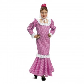 Roze Madrileña-kostuums voor babymeisjes