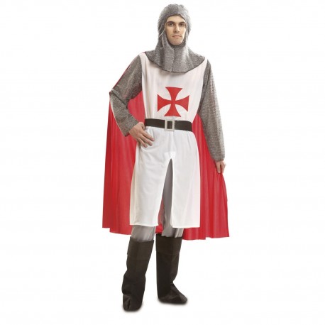 Middeleeuws ridderkostuum voor volwassenen met mantel