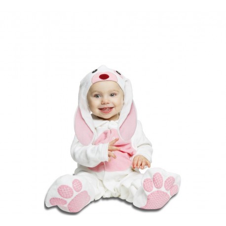 Klein roze konijntje kostuum voor kinderen