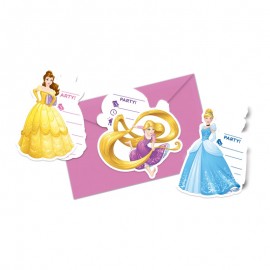 Disney Prinses Uitnodigingen - 6 stuks