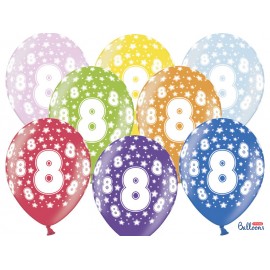 Ballonnen Aantal 8 Ronde 32 cm