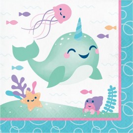 Eenhoorn-Walvis Servetten