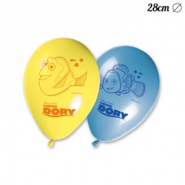 Finding Dory Latex Ballonnen - 8 stuks (28 cm)