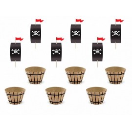 Piraten Cupcake Set