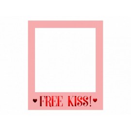 'Free Kiss' Foto Props Frame