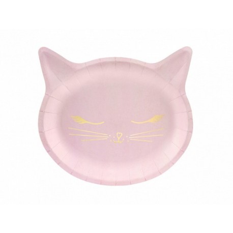 Katten Bordjes - 6 Stuks (20 cm)