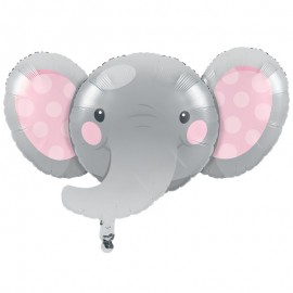 Roze Olifant Helium Ballon