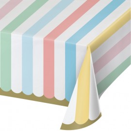 Pastel Gekleurd Tafelkleed 137 x 259 cm
