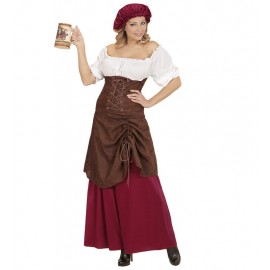 Middeleeuwse herbergier kostuums voor meisjes