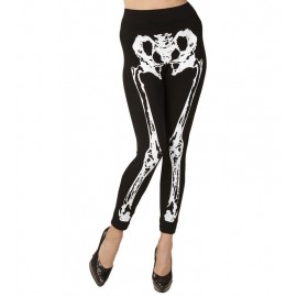 Skelet leggings voor volwassenen 75 den