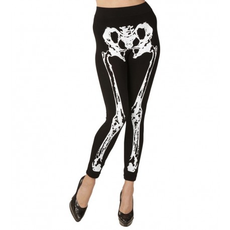 Skelet leggings voor volwassenen 75 den