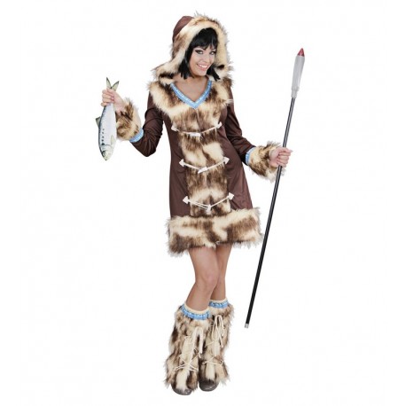 Aikaa Eskimo kostuum voor vrouwen