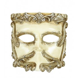 Ivoor Casanova Masker met Strass steentjes Luxe