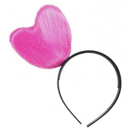 Roze hart hoofdband