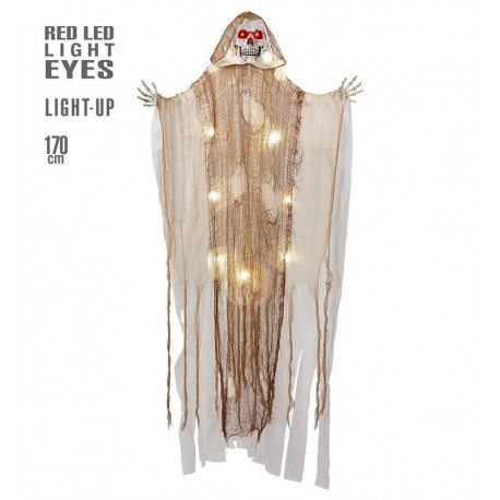 Lichtgevende Grim Reaper met Ogen Rood Geleid Licht