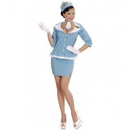 Retro Stewardess Kostuums voor Vrouwen