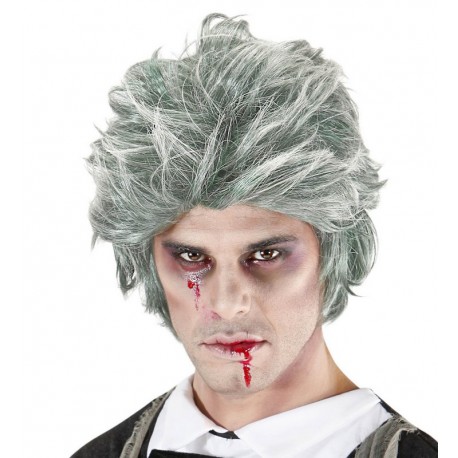 Grijze Zombie-pruik