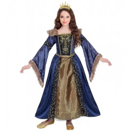 Middeleeuwse koningin kostuums voor meisjes