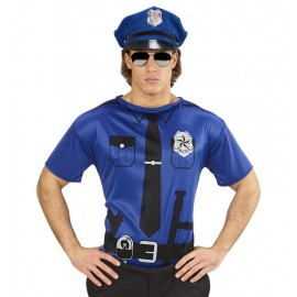 Politieman T-shirt voor volwassenen