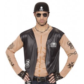 Biker T-shirt voor volwassenen