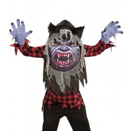 Reuzenhoofd Reuze Weerwolf Kostuums voor Kinderen