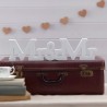 Letras para Bodas de Madera Mr y Mrs