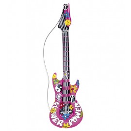 Opblaasbare Hippie Gitaar 105 cm