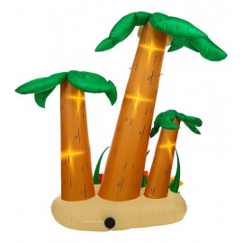 Lichtgevende Opblaasbare Palmbomen - set van 3 240 cm